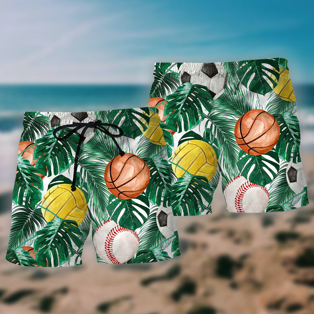 Bold Typography Beach Shorts Pattern Detail For Casual Outings And Versatile Outdoor Wear
