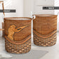 Sporting Clays Rattan Texture Laundry Basket For Room Home Organizer