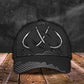 Stainless Fishing Hook Angler Classic Cap For Weekend Travel Outdoor Events And Casual Outfits