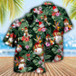Christmas Tropical Snowman Hawaiian Shirt With All Over Print For Coastal Vacations Warm Weather Events And Daily Style