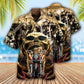 Skull Stay Wild Tame Hawaiian Shirt Artwork Detail For Resort Trips And Outdoor Activities