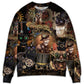 Steampunk Cat Calm Mechanical Sweater For Casual Styling Weekend Outings And Creative Gift Giving