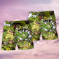 Crocodile Feeling The Vibe Beach Shorts Pattern Detail For Relaxed Warm Weather Outfits