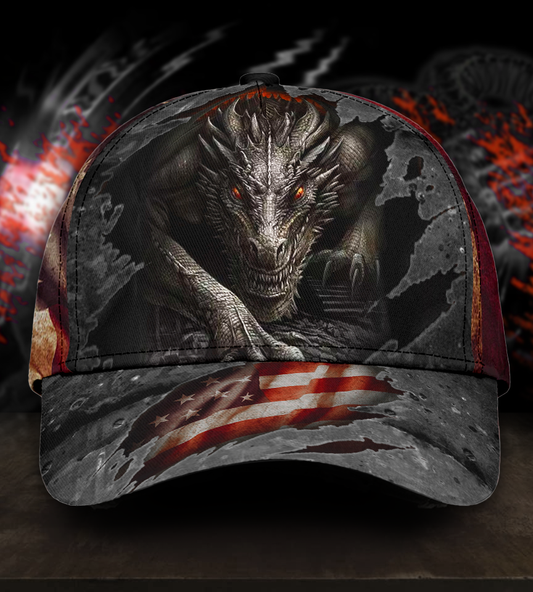 Strong Dragon Black Power Classic Cap For Relaxed Daily Style Vacations And Festival Wear