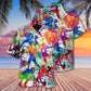 Football American Strong Spirit Brave Heart Hawaiian Shirt For Vacation Days And Relaxed Coastal Outings