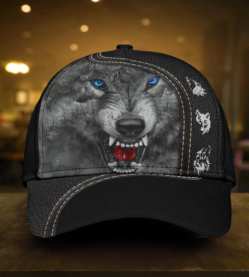 Strong Wolf Wild Spirit Classic Cap For Outdoor Adventures Festivals And Casual Wear