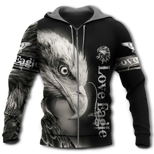 Strong Eagle Power Hoodie For Casual Activities Seasonal Outings And Gift Ideas