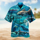 Cute Christmas Snowman Cardinal Hawaiian Shirt All Over Print Detail For Warm Weather Events