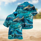 Submarine Ocean Hawaiian Shirt For Island Getaways, Outdoor Gatherings, And Comfortable Summer Wear