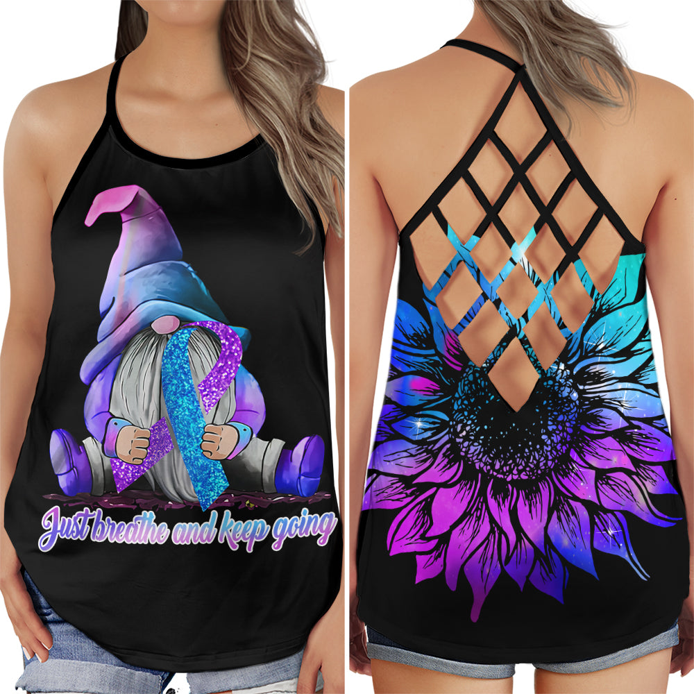 Gnome Wellness Support Hollow Tank Top For Community Events And Positive Support
