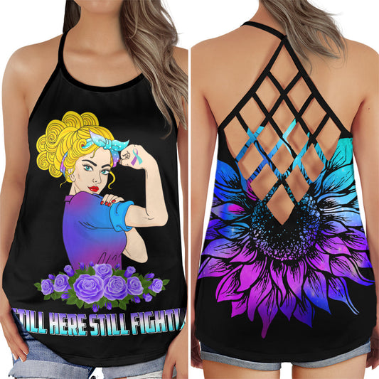 Wellness Support Hollow Tank Top For Supportive Communities And Daily Outfits