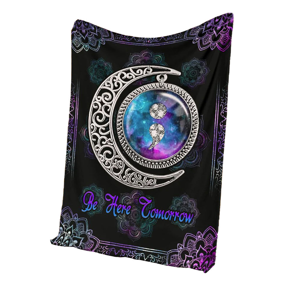 Mental Health Awareness Hope Flannel Blanket For Cozy Bedroom Sofa Decor