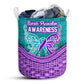 Mental Health Awareness Rattan Texture Laundry Basket For Bathroom Bedroom Storage