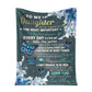 Mental Health Awareness Daughter Gift Flannel Blanket For Cozy Bedroom Sofa Decor