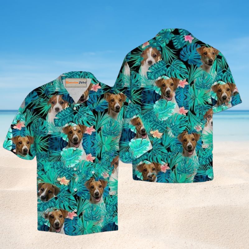 Summer Tropical Dog Hawaiian Shirt For Island Getaways Beach Parties And Comfortable Vacation Style