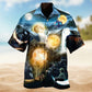 Sun Moon Soul Hawaiian Shirt For Resort Trips, Coastal Parties, And Warm Weather Style