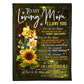 Sunflower You Are My Hero Flannel Blanket For Cozy Bedroom Sofa Decor