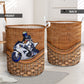 Super Bike Rattan Texture Laundry Basket For Room Home Organizer