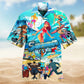 Summer Surf Hawaiian Shirt For Sports Fans, Summer Outings, And Relaxed Vacation Wear