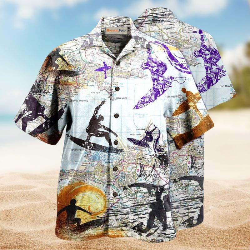 Surf Surfing Hawaiian Shirt For Beach Days, Weekend Events, And Thoughtful Gift Giving