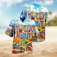 Surfboard Store Beach Hawaiian Shirt For Island Getaways, Outdoor Gatherings, And Comfortable Summer Wear