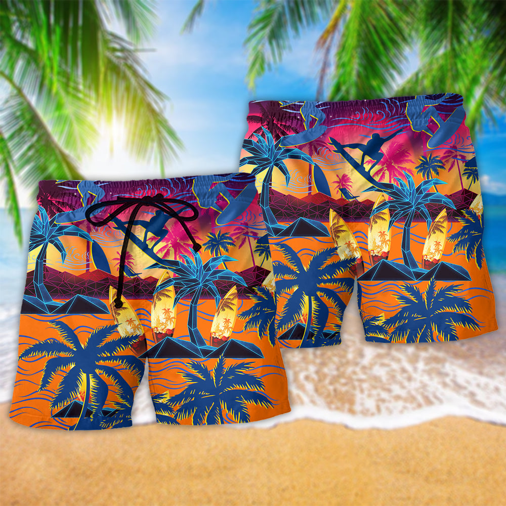 Surfing Make Your Own Waves Motivation Beach Shorts For Beach Trips And Relaxed Vacation Styling