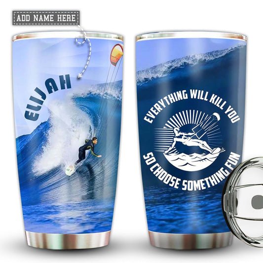 Surfing Adventure Extreme Sport Personalized 20 Oz Tumbler For Coffee Travel And Daily Drinks