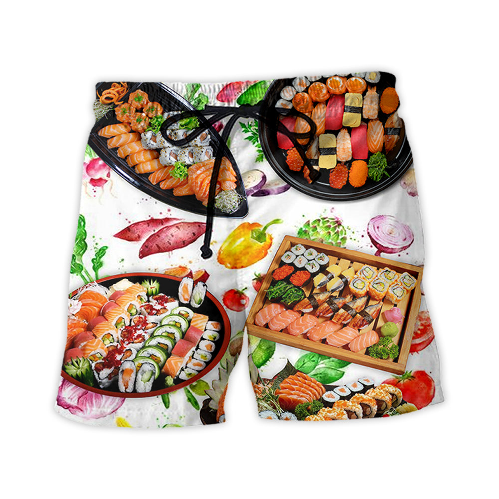 Sushi Beach Shorts For Island Getaways And Everyday Comfort