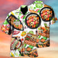 Creative Sushi Fun High Hawaiian Shirt For Resort Trips, Coastal Parties, And Warm Weather Style