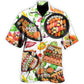 Creative Sushi Fun High Hawaiian Shirt For Resort Trips, Coastal Parties, And Warm Weather Style