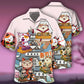 Cute Sushi Cat Hawaiian Shirt For Nature Fans, Resort Trips, And Comfortable Warm Weather Wear