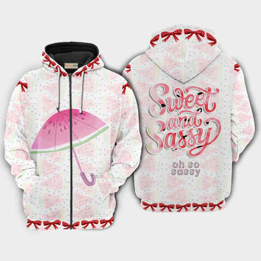 Sweet Sassy Fruit Hoodie For Casual Outfits Outdoor Trips And Comfortable Layering