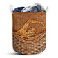 Swimming Style Rattan Texture Laundry Basket For Bathroom Bedroom Storage