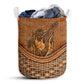 Swimming Girl Rattan Texture Laundry Basket For Bathroom Bedroom Storage