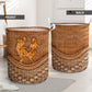 Swing Dance Rattan Texture Laundry Basket For Room Home Organizer