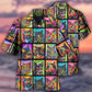 Cat Sykel Cats Kitty Hawaiian Shirt Design View For Casual Summer Styling