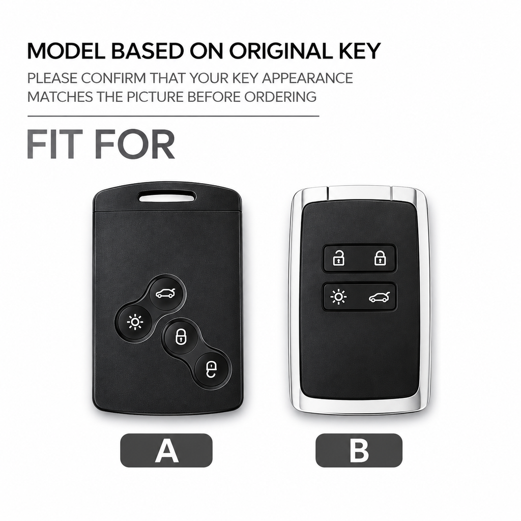 TPU Car Key Card Cover for Renault Kadjar, Captur, Clio, Megane 2/3/4, RS, Koleos, Logan, Scenic & Duster