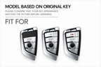 TPU Car Key Fob Cover for BMW 1, 3, 4, 5 & 7 Series, X1, X3, iX3, i3, X4, X5, X6, X7, M3 & iX40 – G20, F40, F48, G23, F34, F15, U06, G81