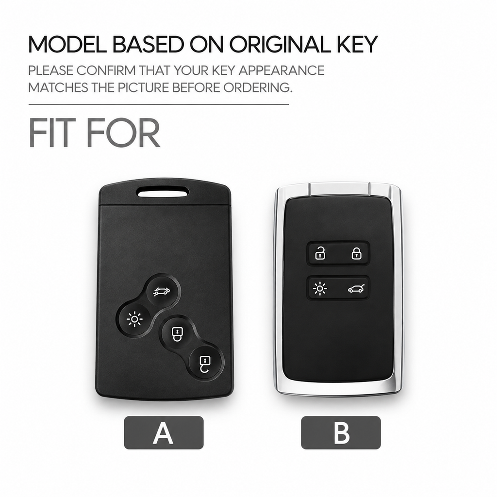 TPU Car Key Fob Cover for Dacia Logan 3; Renault Captur, Zoe, Espace 5, Clio, Megane 4, Arkana & Arcan