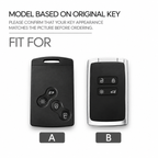 TPU Car Key Fob Cover for Dacia Logan 3; Renault Captur, Zoe, Espace 5, Clio, Megane 4, Arkana & Arcan