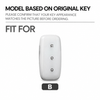 TPU Car Key Fob Cover for Geely Galaxy M9, EX5, E5, EMI, E8, Starry 8, Cityray, L6 & L7; Proton e.MAS 7 & 5
