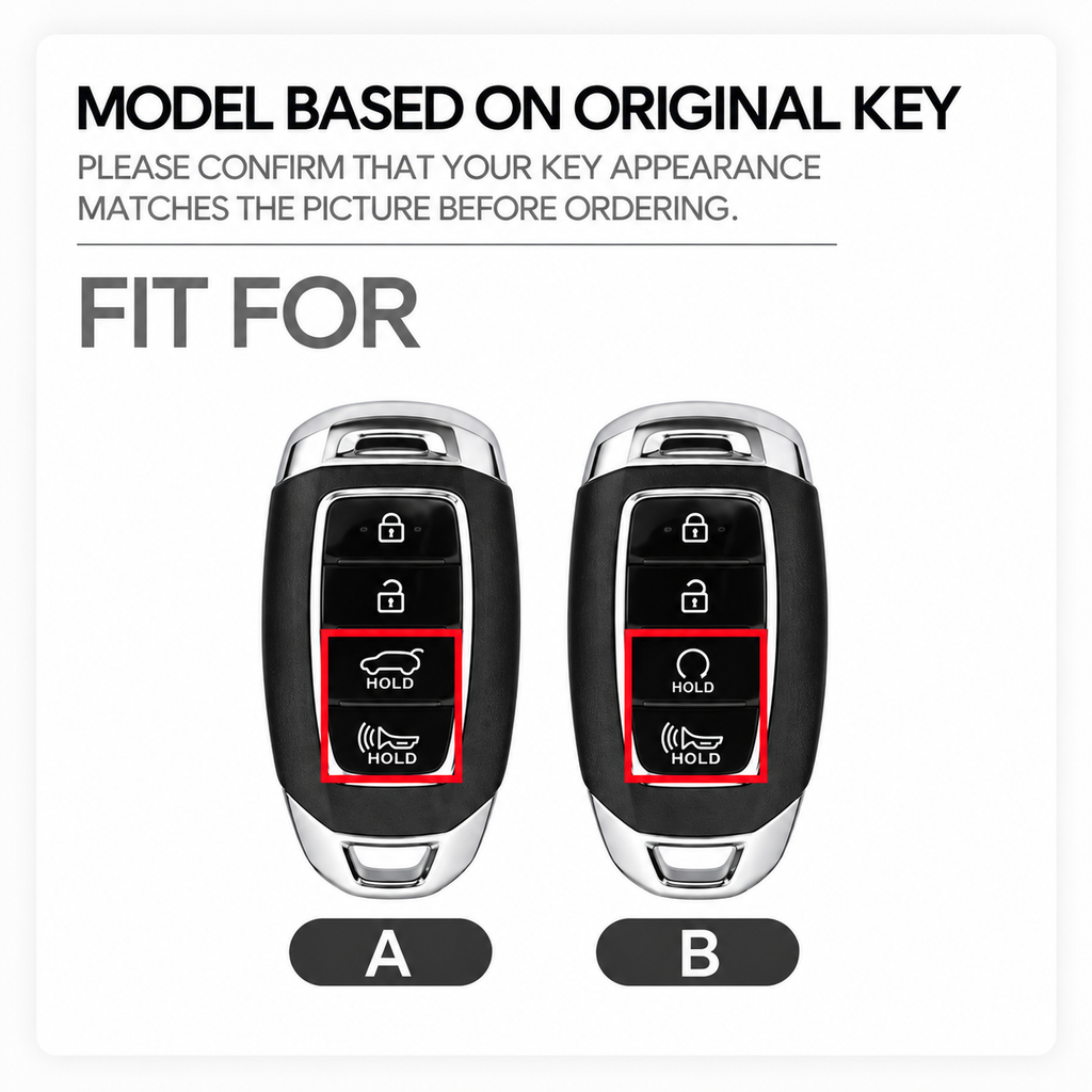 TPU Car Key Fob Cover for Hyundai Solaris, Sonata, Palisade, Kona, Creta, i20, i30, ix35, ix25, Elantra, Grandeur & Accent