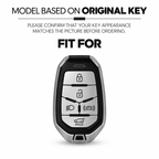 TPU Car Key Fob Cover for SsangYong Rexton Y400, Y450 & G4 – 5 Buttons
