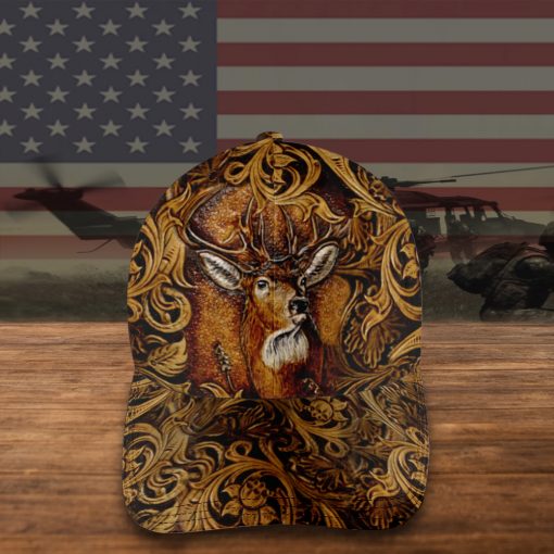Hunting Deer Lover Custom Classic Cap For Coastal Trips Outdoor Activities And Gift Giving