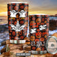 Halloween Boo Bee Pumpkin Personalized 20 Oz Tumbler For Coffee Travel And Daily Drinks