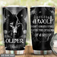 Wolf Strong Kindness Personalized 20 Oz Tumbler For Coffee Travel And Daily Drinks