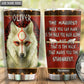 Wolf In Brave Life Kindness Personalized 20 Oz Tumbler For Coffee Travel And Daily Drinks