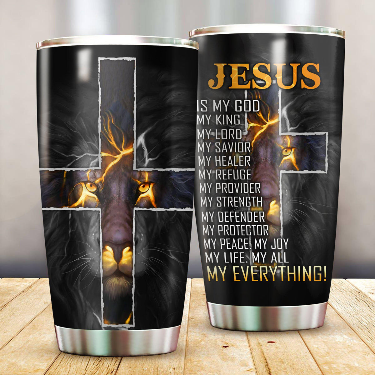 Jesus 20 Oz Tumbler For Coffee Travel And Daily Drinks