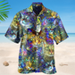 Tabby Cat Hawaiian Shirt For Summer Vacation, Beach Travel, And Casual Wear