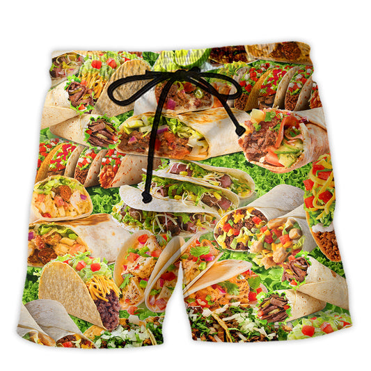 Food Beach Shorts For Island Getaways And Versatile Outdoor Wear
